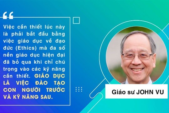 Giáo sư John Vu: Trí tuệ nhân tạo có thể thay đổi thế giới, nhưng giáo dục mới quyết định tương lai loài người