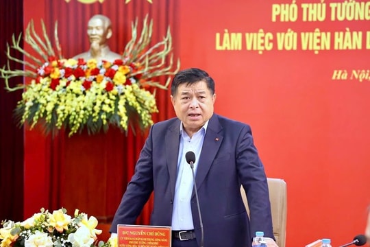 Phó thủ tướng Nguyễn Chí Dũng: Phần lớn kết quả nghiên cứu của Viện Hàn lâm KH-CN mới dừng ở báo cáo hoặc ứng dụng giới hạn