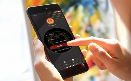 Ứng dụng sinh trắc học trên eTax Mobile