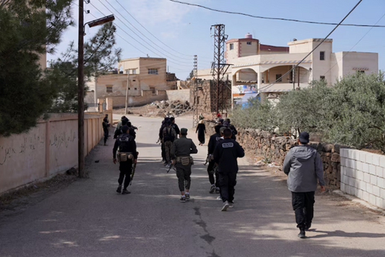 Israel đánh bom gần dinh tổng thống Syria