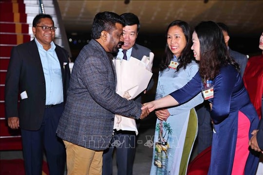 Tổng thống Sri Lanka Anura Kumara Dissanayaka thăm Việt Nam