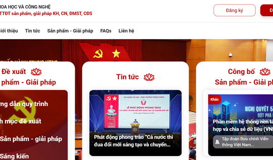 Bộ KH-CN công bố các sản phẩm, giải pháp, sáng kiến 'Make in Viet Nam' tiêu biểu