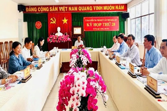 Ủy ban Kiểm tra Thành ủy Cần Thơ thông báo về kỳ họp thứ 28