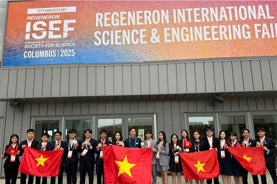Học sinh Việt Nam lập kỷ lục trên đấu trường khoa học kỹ thuật quốc tế