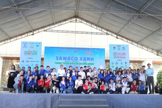 SAWACO đồng hành cùng tuổi trẻ TP.HCM trong hành trình 'SAWACO xanh - Bảo vệ nguồn nước'