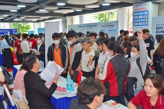 HUTECH International Job Fair 2025: Mở nhiều cơ hội việc làm cho sinh viên