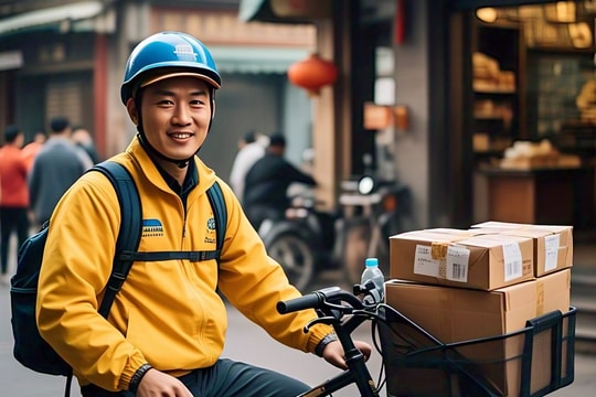 Bán hàng kết hợp giao đồ hỏa tốc đang bùng nổ tại Trung Quốc