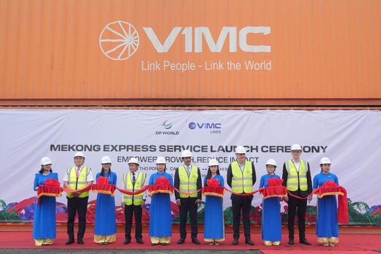 Mekong Express chính thức vận hành hàng hóa giữa 2 cảng Cái Cui và Cái Mép