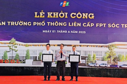 Khởi công xây dựng công trình giáo dục liên cấp tại Sóc Trăng