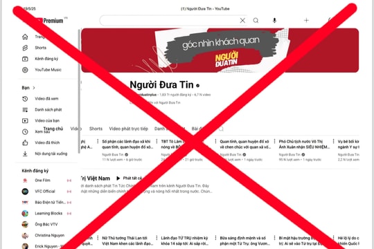 Khởi tố, bắt 3 người quản trị kênh YouTube 'Người đưa tin'