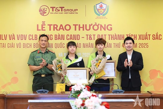Sức mạnh của bóng bàn CAND T&T không chỉ là tài chính