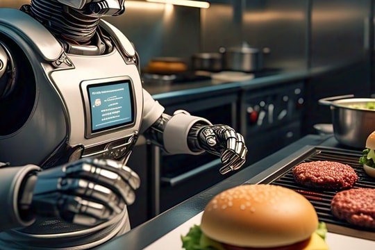 Robot làm hamburger trong vòng 27 giây