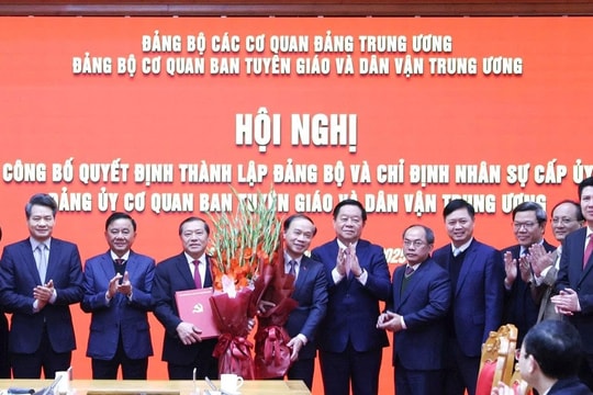Đổi mới tư duy nhận thức, hành động, nâng cao chất lượng tham mưu chiến lược trên lĩnh vực tuyên giáo - dân vận