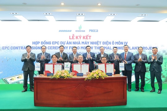 Ký kết hợp đồng EPC dự án Nhà máy Nhiệt điện Ô Môn IV: Bước tiến chiến lược của Petrovietnam trong phát triển năng lượng quốc gia