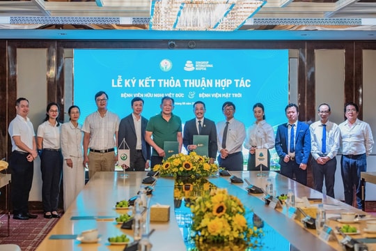 Bệnh viện Hữu nghị Việt Đức và Bệnh viện Mặt Trời hợp tác mở rộng mạng lưới chăm sóc sức khỏe chất lượng cao