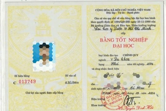 Vụ bác sĩ ở Cà Mau bị nghi sử dụng bằng giả: Đại học Y dược TP.HCM trả lời