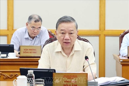 Tổng Bí thư Tô Lâm: Tăng cường kiểm tra, nắm chắc tình hình để kịp thời tháo gỡ khó khăn, vướng mắc cho cấp xã