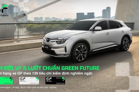Green Future cung cấp xư VinFast VF 8 đã qua sử dụng được kiểm định minh bạch tại nhà máy