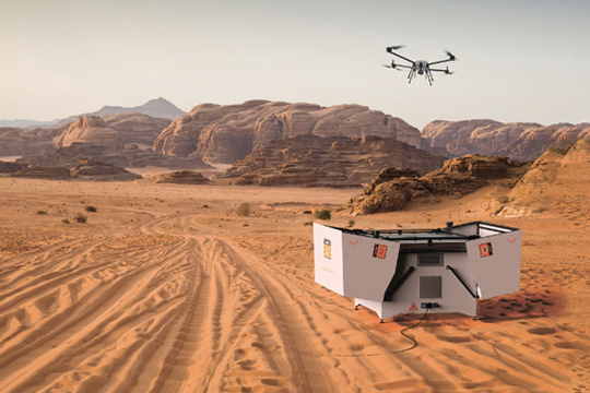 UAV AI được thiết kế để hoạt động trên sa mạc