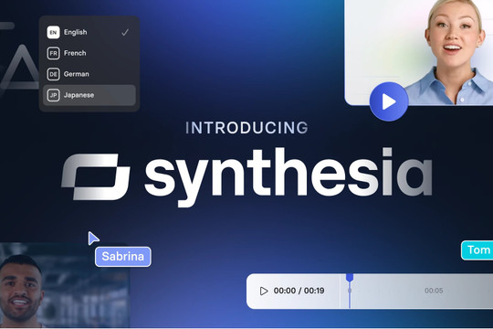 Synthesia giúp tạo video chuyên nghiệp mà không cần máy quay