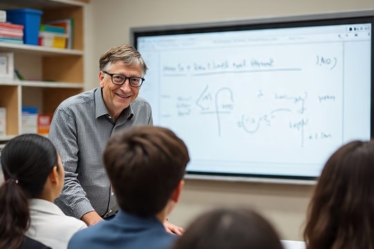 Bill Gates tham gia dự án 1 tỉ USD để rèn luyện kỹ năng AI cho người nghèo