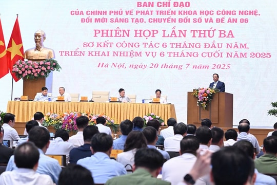 Thủ tướng chủ trì họp Ban Chỉ đạo về khoa học công nghệ, đổi mới sáng tạo, chuyển đổi số
