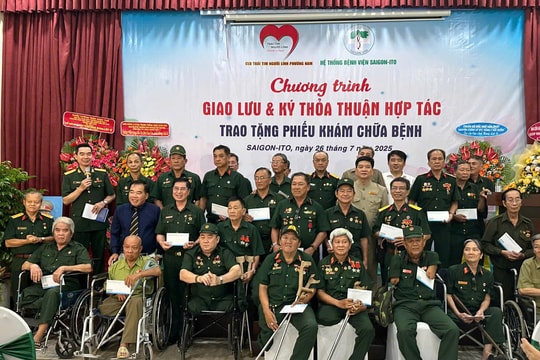 Chăm sóc thương bệnh binh nhân ngày Thương binh liệt sĩ