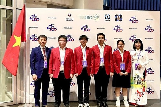 Việt Nam giành 4 huy chương tại Olympic Sinh học quốc tế 2025