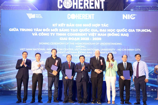 ĐHQG-HCM, NIC và COHERENT bắt tay phát triển nhân lực ngành bán dẫn và đổi mới sáng tạo
