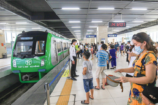 Từ 1.8, Hà Nội thí điểm vé ảo trên 2 tuyến metro