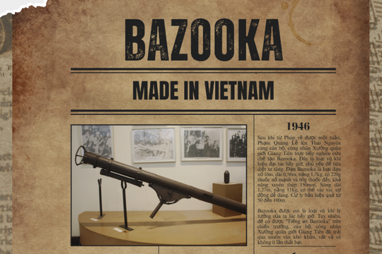 Bazooka 'made in Vietnam': Từ căn hầm bí mật tới biểu tượng quốc phòng tự chủ