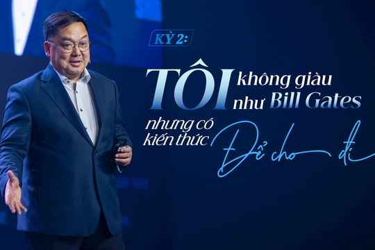 Hoàng Nam Tiến - ‘Ông giáo’ được nhiều người yêu mến Kỳ 2: Tôi không có tiền như Bill Gates nhưng có kiến thức để cho đi