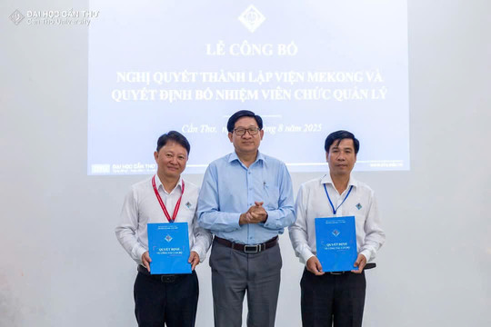 Đại học Cần Thơ thành lập Viện Mekong