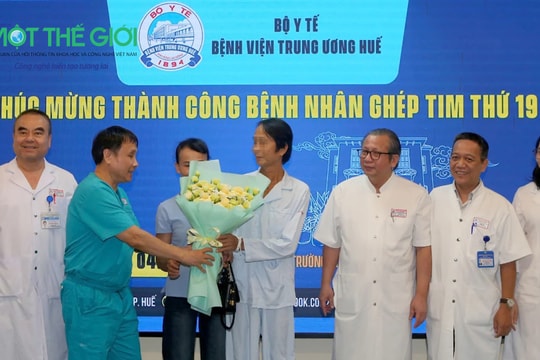 Bệnh nhân lớn tuổi nhất ghép tim tại Huế hồi sinh kỳ diệu