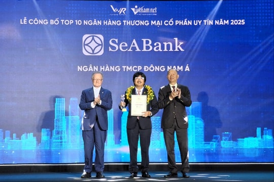 Top 10 ngân hàng thương mại tư nhân uy tín tiếp tục gọi tên SeABank