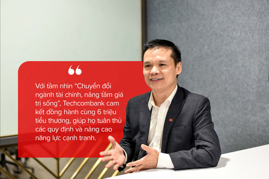 Techcombank “đo ni đóng giày” giải pháp chuyển đổi số cho tiểu thương Việt