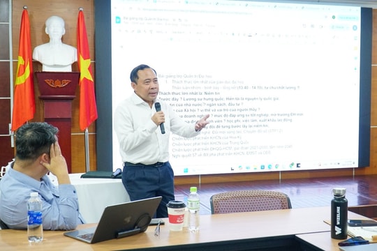 PGS-TS Vũ Hải Quân: Đào tạo và thu hút nhân tài là khâu đột phá, có tính quyết định