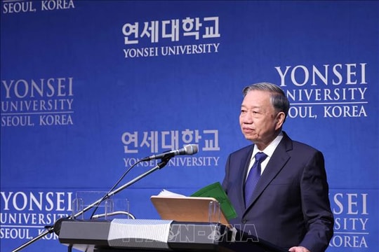 Toàn văn phát biểu của Tổng Bí thư Tô Lâm tại Đại học Yonsei (Hàn Quốc)