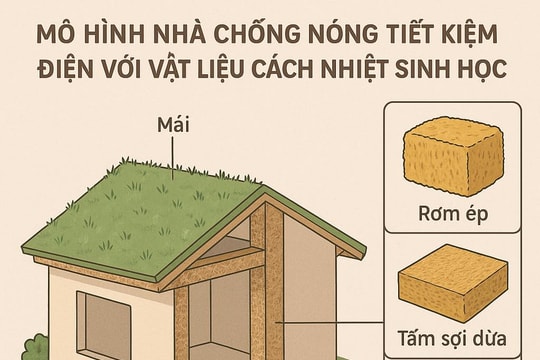 Vật liệu xây dựng cách nhiệt sinh học mở hướng sống xanh