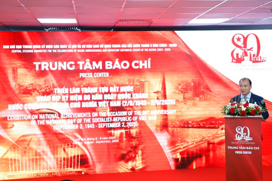 Thứ trưởng Lê Hải Bình: Hành trình 80 năm là hành trình của sự vươn mình mạnh mẽ
