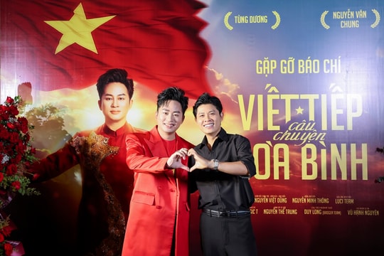 Tùng Dương: Tôi hát 'Viết tiếp câu chuyện hòa bình' với tình yêu mãnh liệt dành cho Tổ quốc
