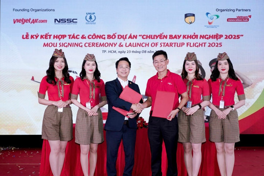 Vietjet đồng sáng lập 'Chuyến bay khởi nghiệp' - sáng kiến thúc đẩy đổi mới sáng tạo Việt Nam - Ấn Độ