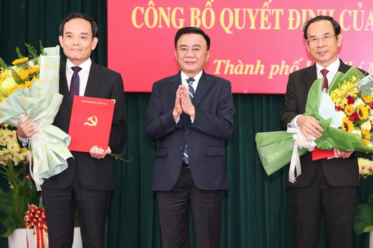 Bộ Chính trị phân công ông Nguyễn Văn Nên, Trần Lưu Quang, Nguyễn Thanh Nghị nhiệm vụ mới