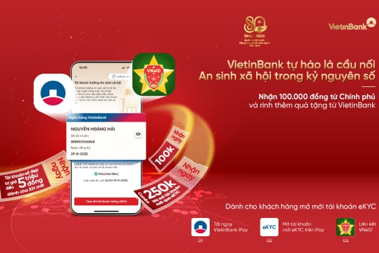 Nhận quà từ Chính phủ – Niềm vui nhân đôi cùng VietinBank