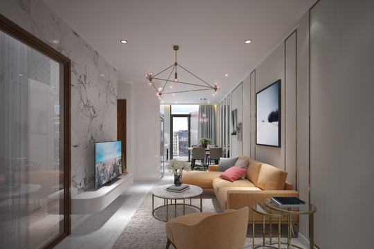 Thiên Quân - Marina Plaza được thi công khẩn trương, tiến tới cất nóc tòa tháp đôi căn hộ chung cư cao cấp