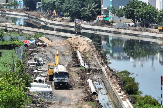 TP.HCM: Chủ đầu tư kênh Tham Lương đề nghị 6 tỉnh hỗ trợ vật liệu để đẩy nhanh tiến độ