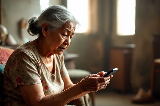 Lý do khiến phụ nữ cao tuổi dễ bị lừa qua mạng