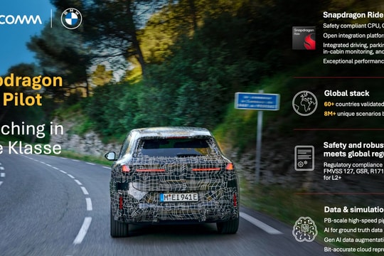 Hệ thống lái xe tự động Snapdragon Ride Pilot ra mắt trên BMW iX3