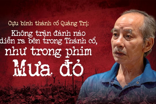 Cựu binh thành cổ Quảng Trị: Không trận đánh nào diễn ra bên trong Thành cổ như trong phim ‘Mưa đỏ’