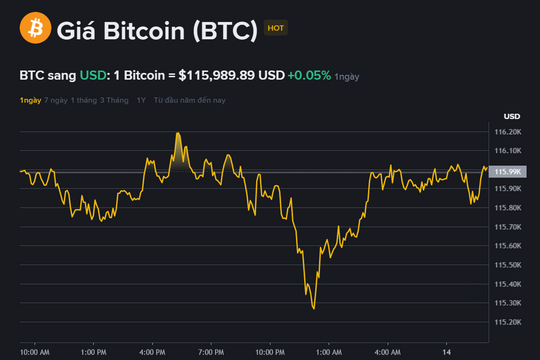 Giá Bitcoin hôm nay (14.9): Kỳ vọng tiến sát đỉnh lịch sử mới nhờ lực cầu mạnh